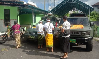 Kodim Klungkung Rayakan Tumpek Landep dengan Upacara Sakral untuk Alutsista